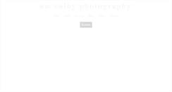 Desktop Screenshot of emmacolbyphotography.com